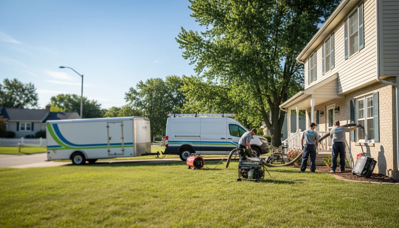 Flooded Basement Restoration And Cleanup With Repair in Frederika, IA near me